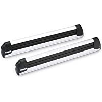 Thule TH7390 Portaesquíss Deslizante- Negro-Plata- 11.8 x 79 x 17.8- Set de 2